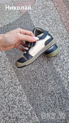 Детски обувки за момче от естествена кожа, 25 номер, снимка 2 - Детски обувки - 48002791