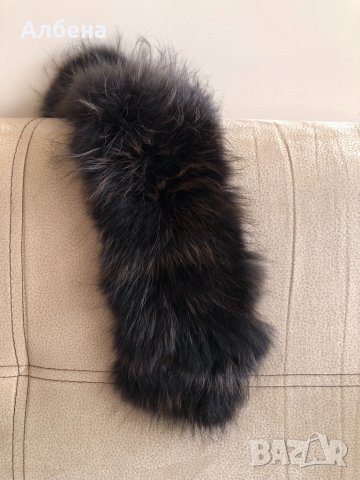 Яка естествен косъм от лисица, снимка 3 - Шалове - 35325412