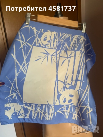 Копринено Фишу на Chopard, снимка 5 - Шалове - 51742459