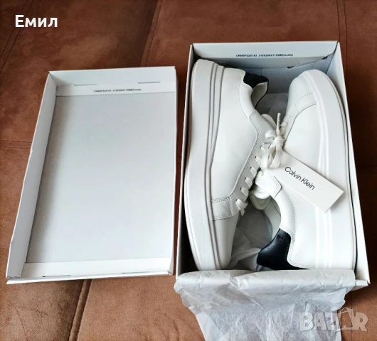 Кецове Calvin Klein, естествена кожа, размер 42, снимка 10 - Кецове - 51047436