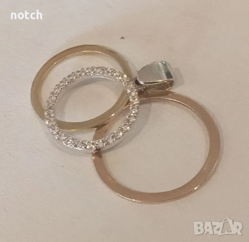 Златен медальон, снимка 3 - Колиета, медальони, синджири - 50663457