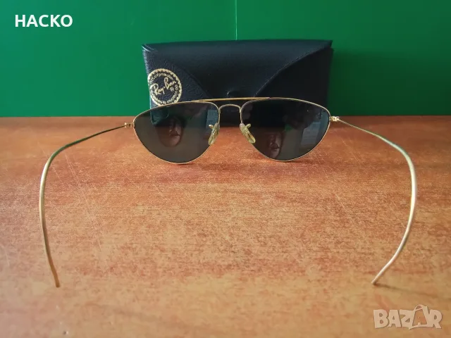 Ретро Слънчеви Очила Ray-Ban 100% Оригинални Внос от Англия, снимка 7 - Слънчеви и диоптрични очила - 55741796