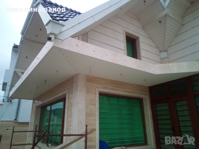 PVC ламперия и сайдиг  на стрехи и челни дъски, снимка 2 - Ремонти на къщи - 52415817