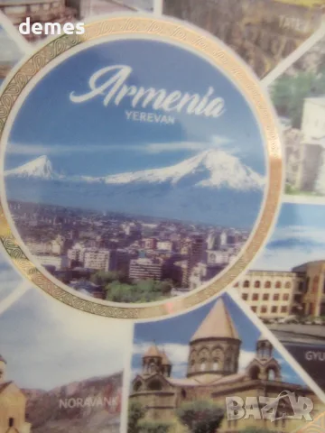 Декоративна чиния от Армения-голяма, снимка 3 - Пана - 55972944