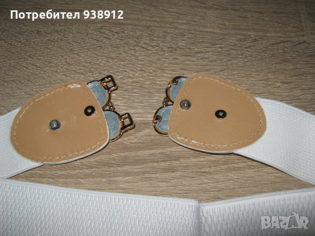 Дамски колан в бяло, снимка 4 - Колани - 37910999