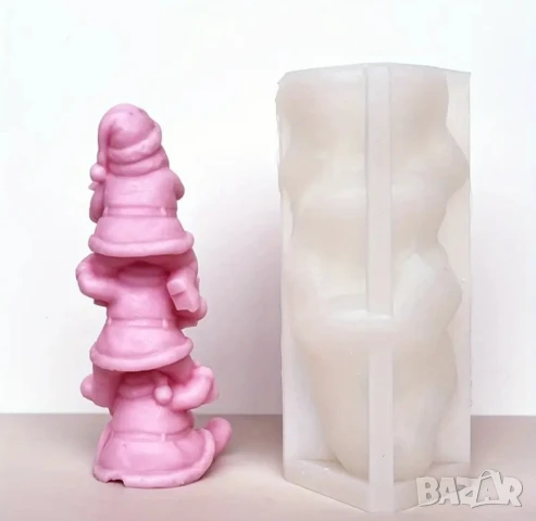 Молд трима дядо Коледа 10,8 см , снимка 3 - Форми - 50772377