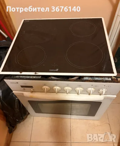 Фурна за вграждане с керамичен плот, снимка 2 - Печки, фурни - 56405452