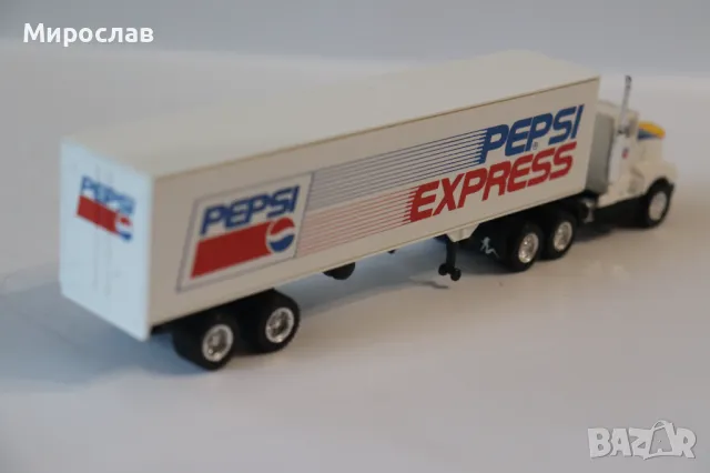 HERPA H0 1/87 KENWOOD USA КАМИОН ТИР PEPSI МОДЕЛ КОЛИЧКА, снимка 11 - Колекции - 49963327