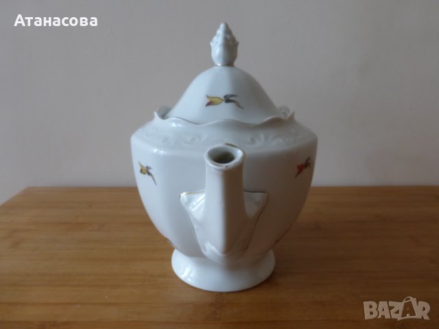 Немски порцеланов чайник КРМ 1940 г, снимка 2 - Аксесоари за кухня - 42798132