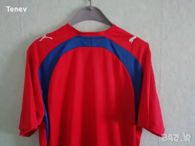Чехия оригинална нова футболна тениска фланелка Czech Republic Puma от Световното 2006 XL , снимка 3 - Тениски - 49334279