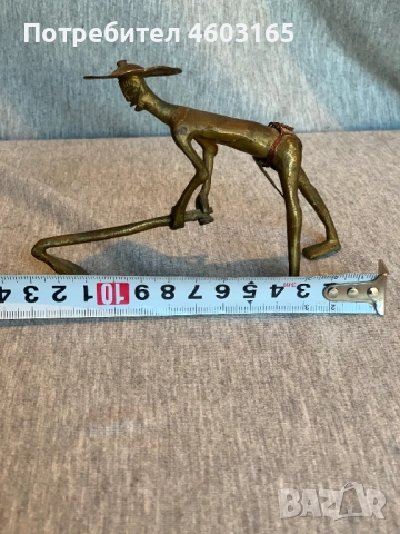 Бронзова статуя , снимка 4 - Антикварни и старинни предмети - 52793302