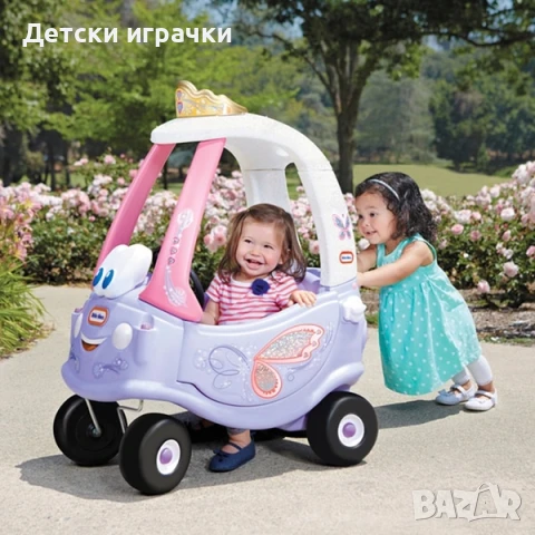 Кракомобил Фея Fairy Coupe, детска кола за бутане, Little Tikes , снимка 2 - Детски велосипеди, триколки и коли - 50991182