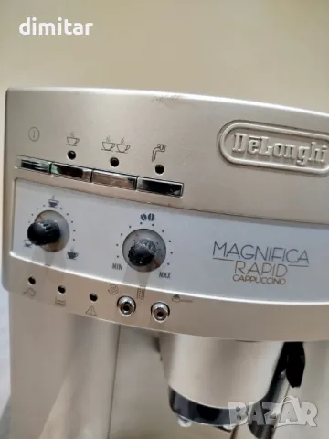 Кафе машина Delonghi Magnifica Rapid Cappuccino , снимка 4 - Кафемашини - 49333516