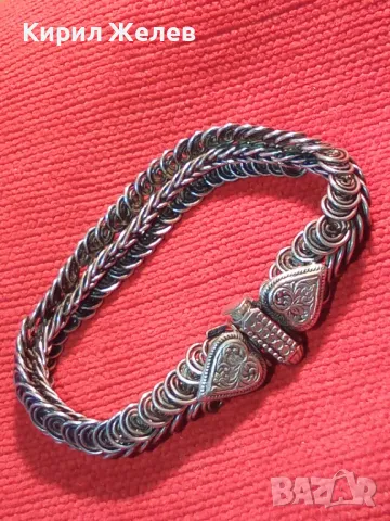 ВЪЗРОЖДЕНСКА СРЕБЪРНА ГРИВНА УНИКАТ - Миниатюра На СРЕБЪРНИ ПАФТИ с КОЛАН ВИСОКА ПРОБА СРЕБРО 48794, снимка 15 - Антикварни и старинни предмети - 48485697