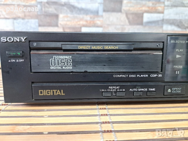 Sony CDP-35, снимка 2 - Аудиосистеми - 53296601