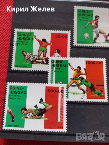 Пощенски марки серия ФУТБОЛ световно първенство Италия 90г. Гвинея Бисау за колекция - 22549, снимка 6 - Филателия - 36654648