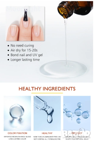 Професионален обезмаслител, дехидратор Parkson/Nail Primer 15ml, снимка 9 - Продукти за маникюр - 53123169