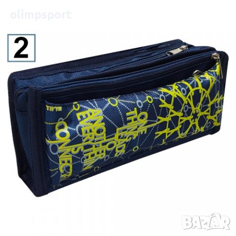 Ученически несесер с 2 основни отделения и 1 джоб TIPTOP, 21х9х6 см. 150751 , снимка 3 - Ученически пособия, канцеларски материали - 37785631
