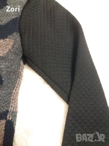 -20% УНИКАЛНО мъжко яке/жилетка в милитъри цветове и с асиметрично закопчаване с цип, снимка 4 - Якета - 42603479