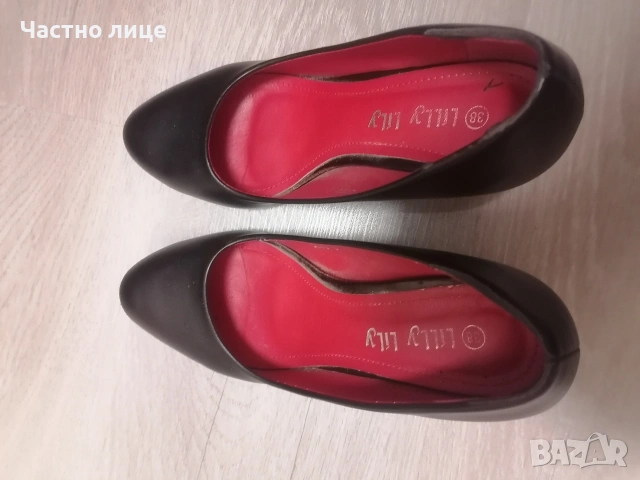 38н.Елегантни дамски обувки, ток 8 см, стелка 24,5 см. , снимка 7 - Дамски елегантни обувки - 54208059