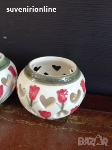 Комплект свещници daft blue , снимка 3 - Декорация за дома - 36813165