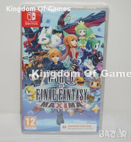 Чисто Нова Фабрично Запечатана Игра за Nintendo Switch World Of Final Fantasy Maxima CODE ONLY, снимка 1 - Nintendo конзоли - 44259522