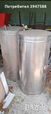 Продавам два неръждаеми съда, снимка 3 - Бидони, бурета и бъчви - 56493400