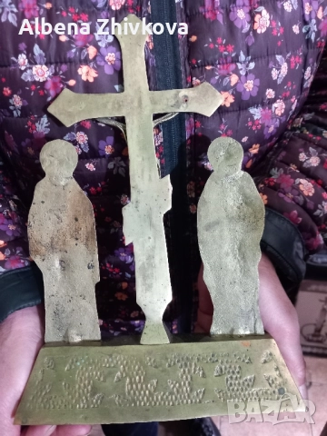 реликвари стар месингов, снимка 2 - Антикварни и старинни предмети - 51933874