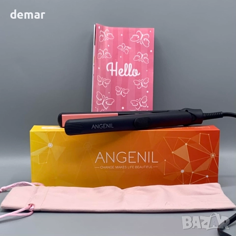 Мини преса за коса ANGENIL Pro, мини турмалинова керамична преса, снимка 9 - Преси за коса - 51731197
