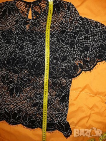Дантелена блуза на ZARA, снимка 10 - Блузи с дълъг ръкав и пуловери - 30531441