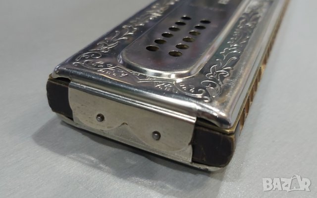 VINTAGE M. HOHNER THE ECHO HARF HARMONICA BELL, снимка 3 - Антикварни и старинни предмети - 36836719