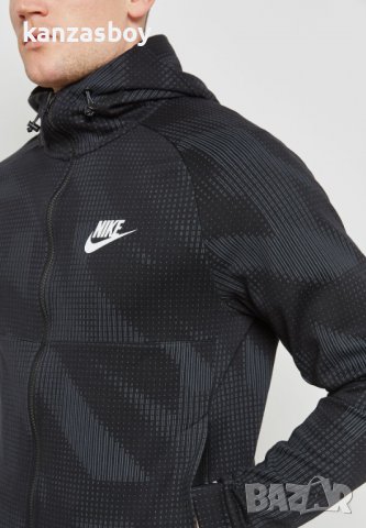 Nike AV15 Fleece AOP Hoodie - страхотно мъжко горнище ХЛ, снимка 2 - Спортни дрехи, екипи - 39580625