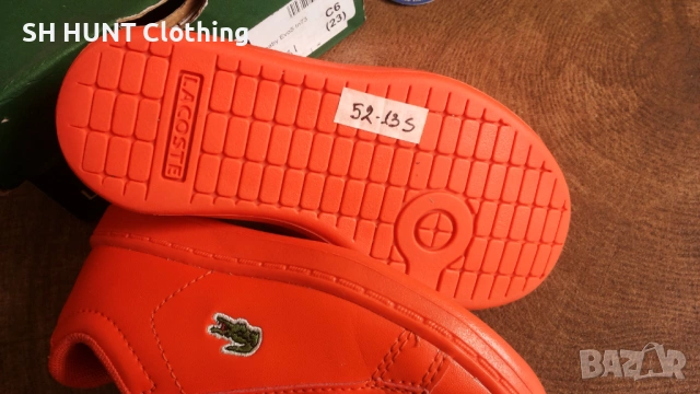 LACOSTE Carnaby Evo5 размер EUR 23 детски обувки 52-13-S, снимка 10 - Детски маратонки - 53047316