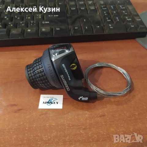 Лост за скорости Shimano Tourney SL-RS350-6  скорости, снимка 3 - Части за велосипеди - 39862782