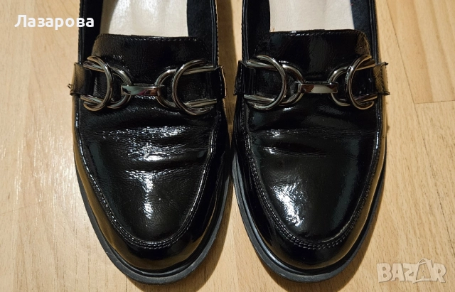 Лачени мокасини Fabiano/ Фабиано, снимка 4 - Дамски елегантни обувки - 52256457