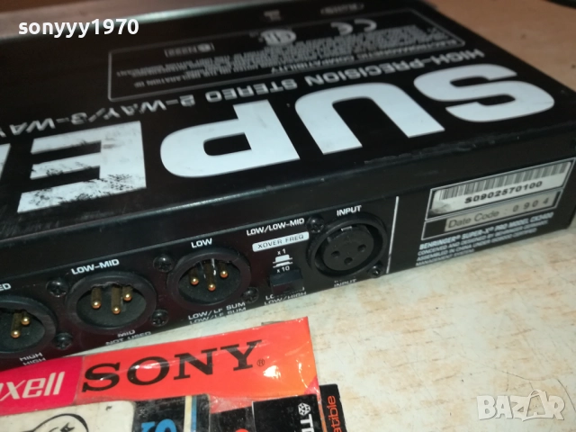 BEHRINGER 2210250752, снимка 12 - Ресийвъри, усилватели, смесителни пултове - 52138561