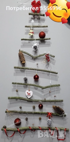 Коледна елха, снимка 2 - Декорация за дома - 52273667