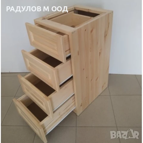 Кухненски шкаф чам А42, с 4 чекмеджета, долен ред, 40 см / 30600, снимка 3 - Кухни - 51146285