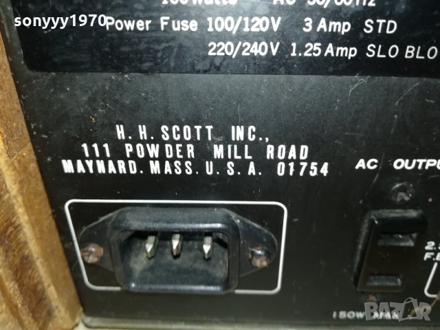 SCOTT RECEIVER USA 1612211335, снимка 10 - Ресийвъри, усилватели, смесителни пултове - 35159705