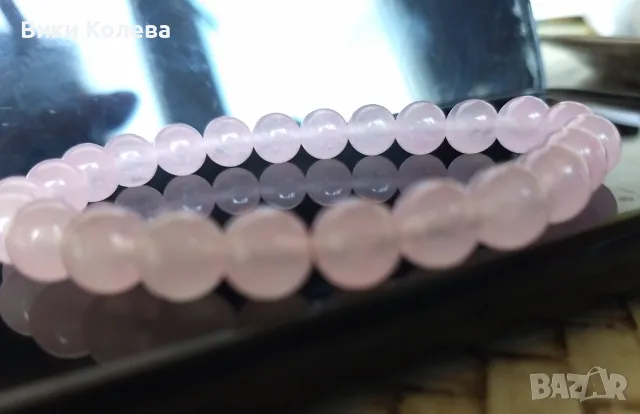 Гривна от розов кварц – камък на любовта и емоционалния баланс