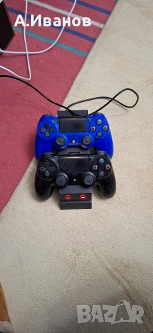 Playstation 4 PRO 1 TB с 2 джойстика и зарядна станция, снимка 2 - PlayStation конзоли - 52886356