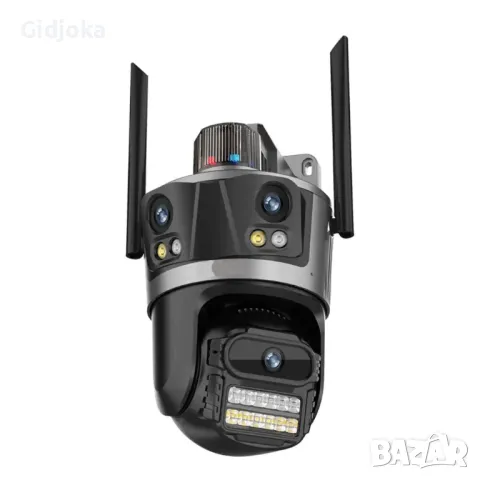 iCSee 12МР- тройна външна WiFi камера P12-SP3, снимка 4 - IP камери - 49912028