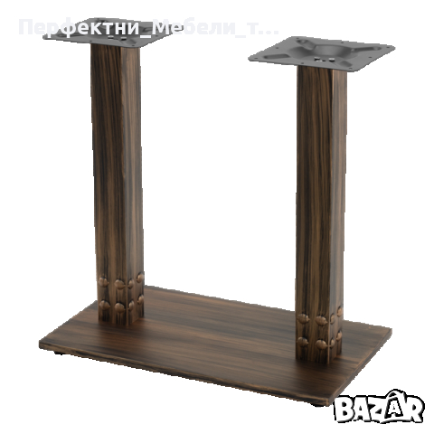 Метален крак/основа/стойка за квадратен/кръгъл/правоъгълен плот за маса  БРОНЗ, снимка 3 - Обзавеждане за заведение - 44741384