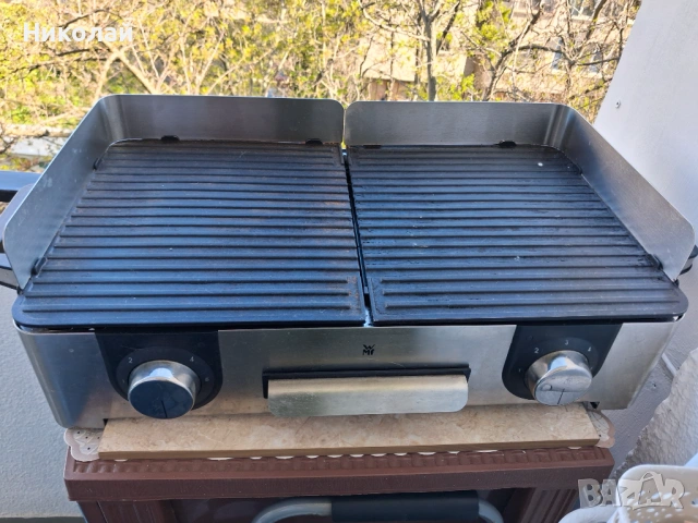 Професионална грил плоча оребрена