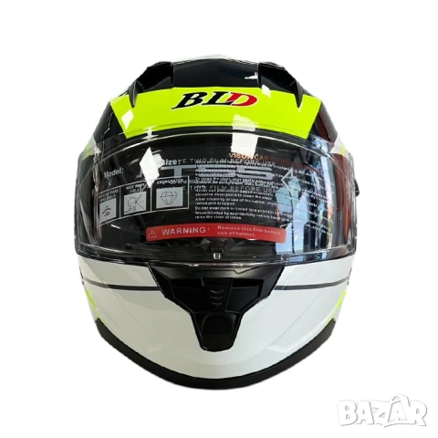 Мото каска с вградени очила, снимка 4 - Аксесоари и консумативи - 53299301