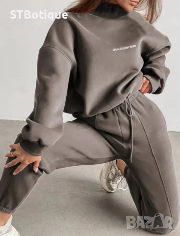 🎀 Дамски Спортен Комплект с Висока Яка – Нов от STBoutique 🎀, снимка 10 - Спортни екипи - 51941696