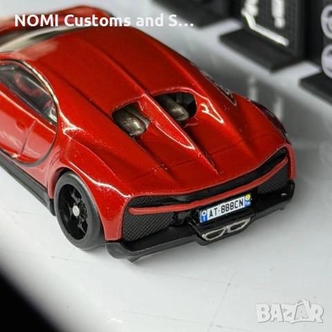 Hot Wheels Bugatti Chiron custom , снимка 3 - Коли, камиони, мотори, писти - 53326039
