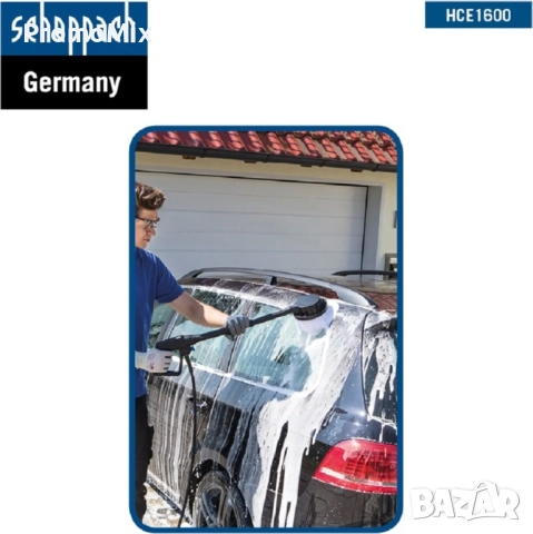 Водоструйка Scheppach HCE1600 1600W 135bar 408лч, снимка 5 - Парочистачки и Водоструйки - 52463246