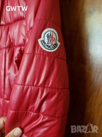 Moncler зимно яке с естествен косъм от полярна лисица на качулката, снимка 3 - Якета - 51443778