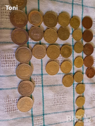 колекция от евро монети центове , снимка 4 - Нумизматика и бонистика - 54170800